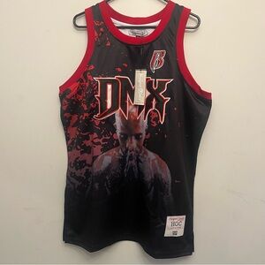 NWT Headgear Classics DMX Basketball Jersey Red and Black 2XL